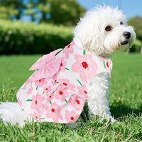 choyaxo Floral Dog Dress Cute Dog Skirt Pet Dress Summer Pet Clothes - Floral / Medium - image 4