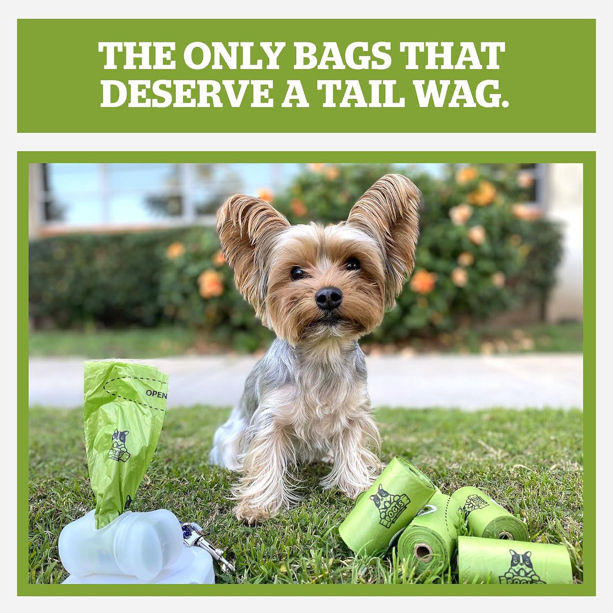 Pogi's Compostable Dog Poop Bags, Leak-Proof, 18 Rolls - 135 Count (Pack of 1) / Unscented - image 2