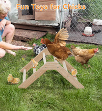 PETSFIT Baby Chick Roosting Bar, Anti-Rotation, Solid Wood - 19.7“L×14.4W×9.3"H / Basic - image 3