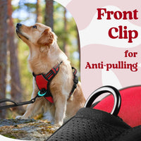 rabbitgoo Dog Harness for Large - Red / X-large - image 3