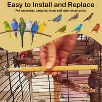 S&X 24-Pack Sand Perch Covers for Parakeets Canaries Finches & Other - Small Perch Covers x6 - image 3