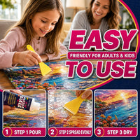 Clear Jigsaw Puzzle Glue with Applicators, Quick-Dry - 200ML - image 3