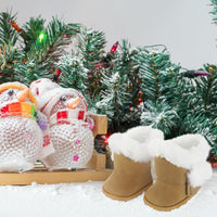 Bencailor 18 inch doll boots, 3 pairs of winter snow boots in white, black and brown - view 4
