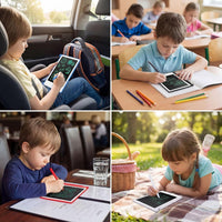 Zhehao 24 Pack 4.5" LCD Writing Tablet for Kids - White / Classic - image 3