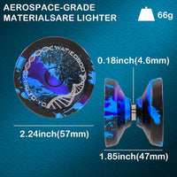 C130 YoYo Professional Responsive Yo yo Bearing for Kids Beginner - Black Blue Purple yoyo - image 2