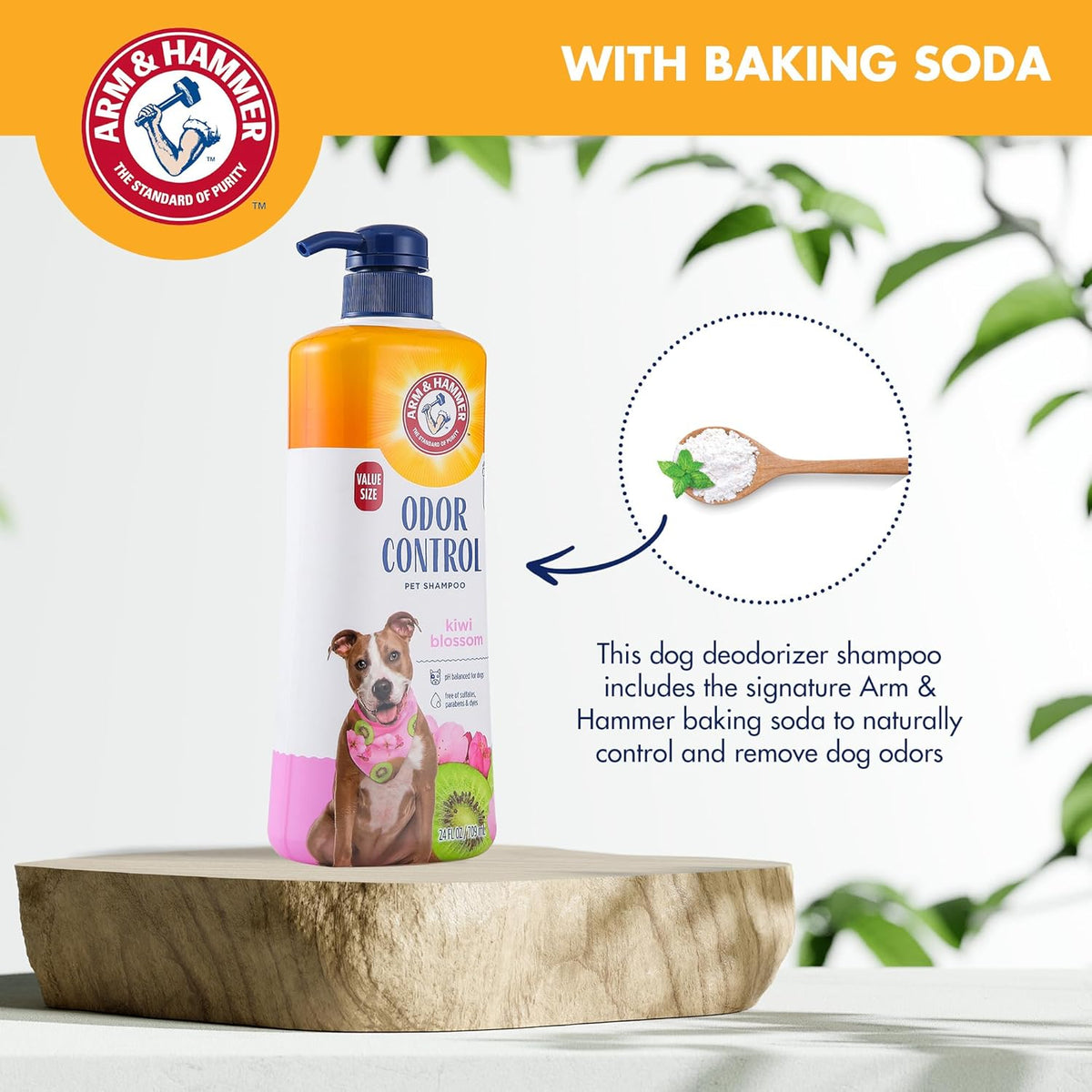 Arm & Hammer Deodorizing Dog Shampoo - Kiwi Blossom / 24 Fl Oz (Pack of 1) - image 3