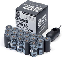 100% Certified Compostable Dog Poop Bags - Dr. C's Premium Dog Poop Bags - 270 Bags / 18 Rolls, Extra thick, Leak Proof, Unscented, Plant Based and Earth Friendly, Dispenser Included