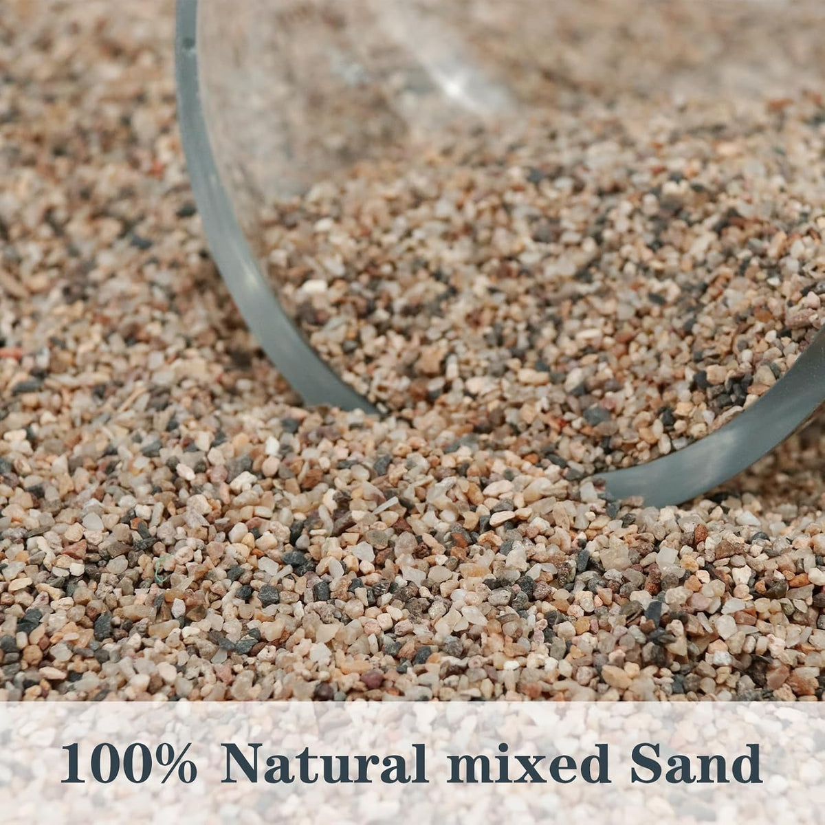 Silica Gravel, Multi-Purpose Mixed Silica Sand for Fire Pits - 5LB / Mixed Medium - image 3