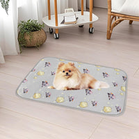 NACOCO Summer Pet Cooling Mat - M: 19.5" x 27.5'' / Grey French Bulldog - image 4