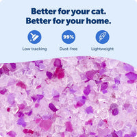 PetSafe ScoopFree Premium Crystal Litter, Fresh Scent - Lavender / Litter 2-Pack - image 4
