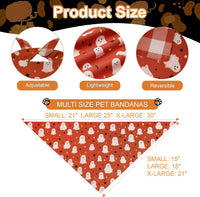 Halloween Dog Bandanas Large 2PCS - Hween-26-Mm Monster / X-Large - image 3