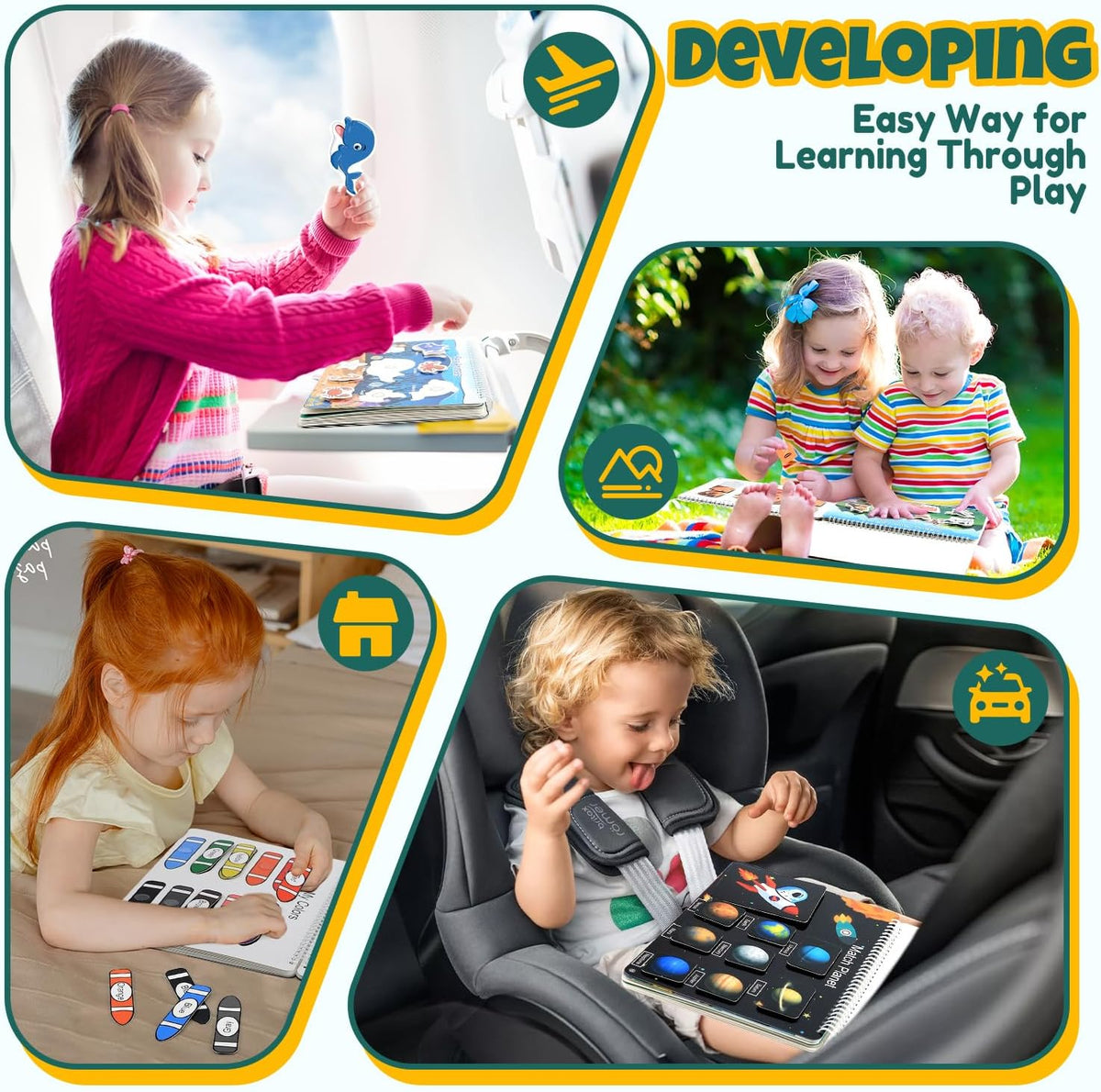 iHarPro Busy Book for Toddlers Ages 3‑5 - image 4