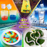 UNGLINGA 40+ Experiments Science Kit for Kids Chemistry Set STEM Toy – Fun for Kids & Family - 40+ experiments kit - image 3