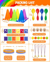 Eocolz 3 in 1 Carnival Games Set - blue - image 3