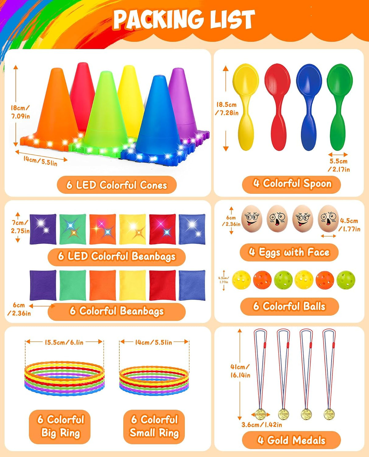 Eocolz 3 in 1 Carnival Games Set - blue - image 3
