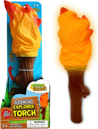 Nature Bound Explorer torch campfire light with glowing, flickering flame effect