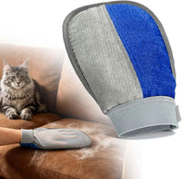 Huvamind reusable five-finger pet hair removal glove for dogs and cats