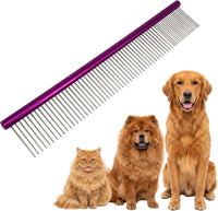 10-Inch Dog Combs for Grooming Matting - Purple / 10"