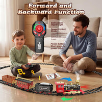 Hot Bee Train Set, Remote Control Train Toys with Smoke - Big - image 3