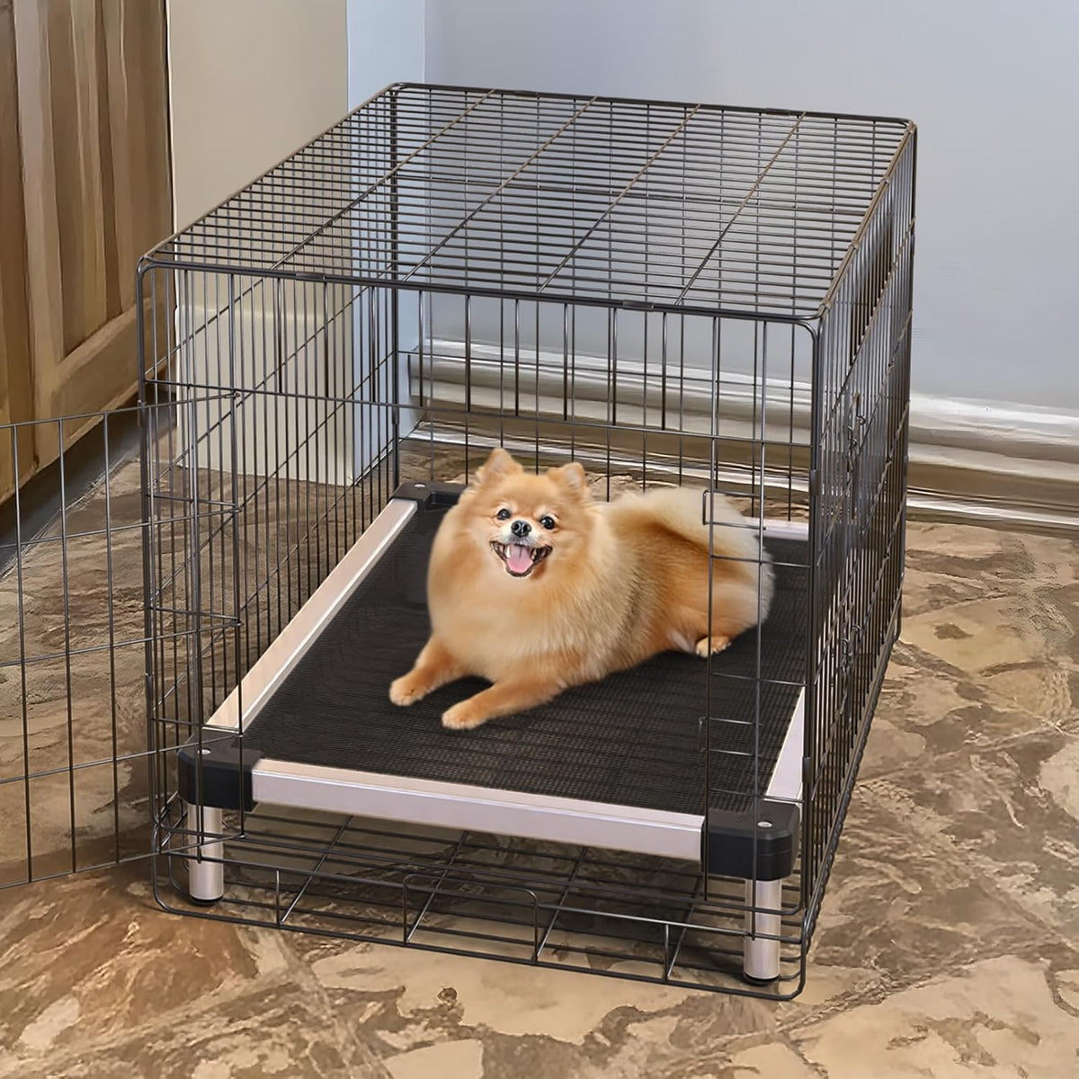 FXW TitanNest Cooling Chew-Proof Elevated Dog Bed for Medium Dogs – Essentials for Dogs - Standard Dog Bed / X-Small Dog (29.0"L x 18.0"W x 4.5"H) - image 2