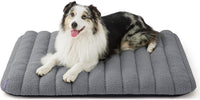 LE SURE Cute Orthopedic Dog Bed Large Sized Dog, Flat Pet Mat - 36"L x 27"W x 4"Th / Grey