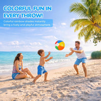 12-Pack 12“ Beach Balls - Bulk Classic Beachball Inflatable Swimming Pool Toys for Games Adults - Rainbow - image 3