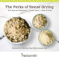 Herbsmith Kibble Seasoning – Freeze Dried Beef – Dog Food Topper for Picky Eaters - 4.5oz
