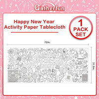 Halloween Activity Poster, Halloween Tablecloth for Kids - New Year - image 3