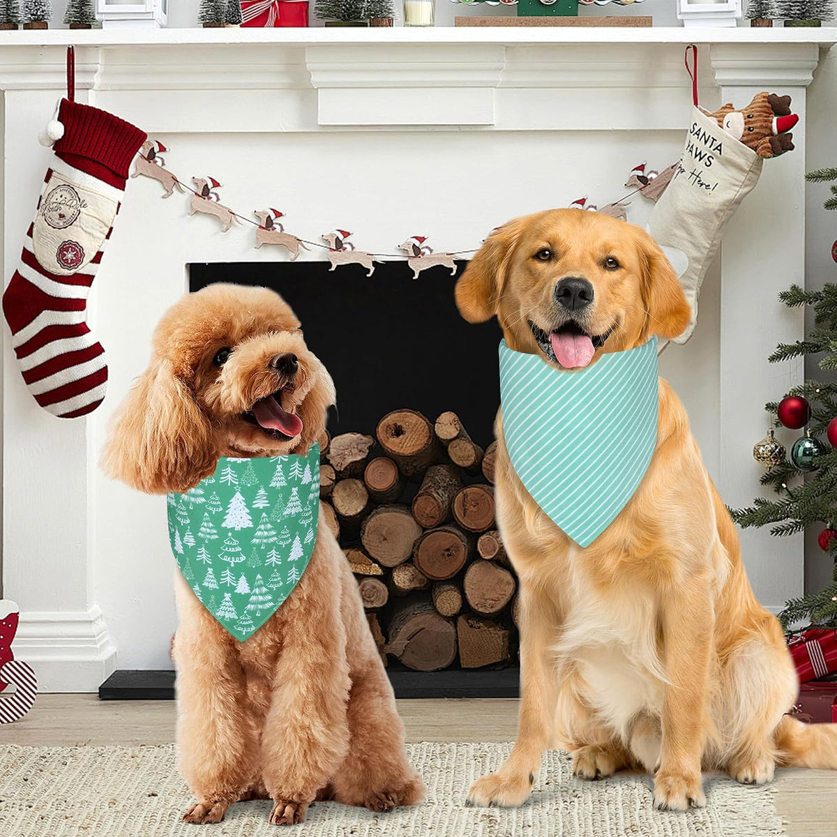 Fall Dog Bandanas Large 3PCS - 26-Color fonts / Large - image 3