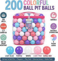 Ball Pit Balls, Bright & Pastel Multicolor Plastic Balls For Kids – Fun for Kids & Family - image 2