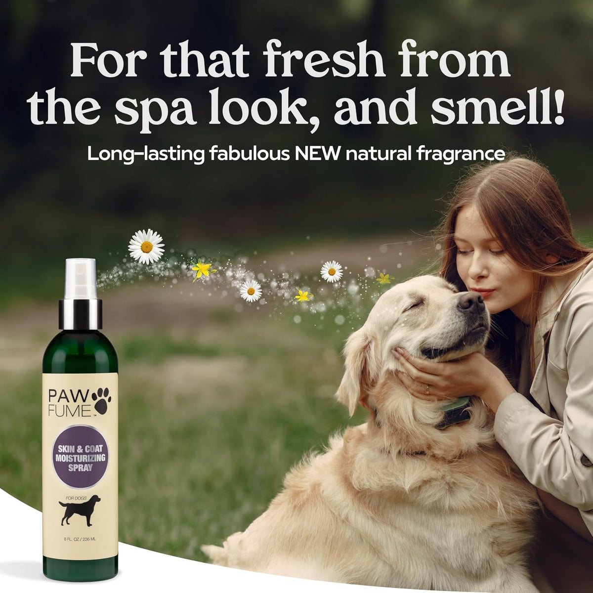 PAWFUME Deshedding Dog Shampoo and Conditioner, Show Dog - Conditioning Moisturizing Spray / Pack of 1 - image 3