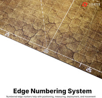 Lighter Creative 44 x 60 gridded WH40K battle mat, Iron Underhive print - view 14