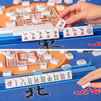 American Mahjong Game Set, 166 Quality White Tiles - Light Blue - image 4