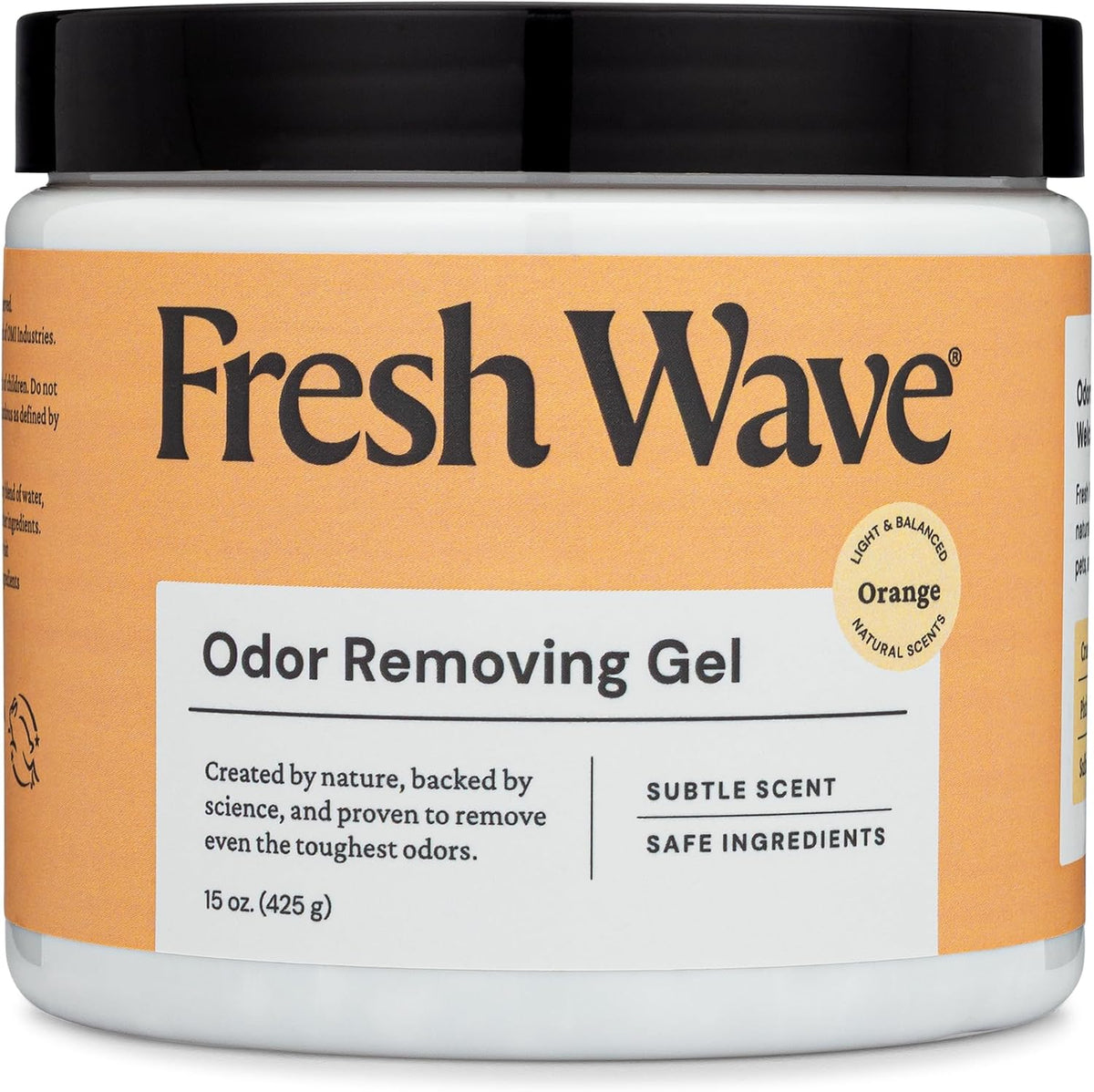 Fresh Wave Lemon Odor Removing Gel - Orange / 15 Fl Oz (Pack of 1)