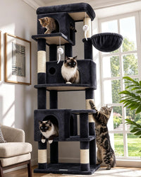 Globlazer F66 Corner Cat Tree - Dark Grey / 66 inch