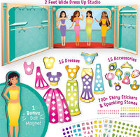 Imagimake DIY Magnetic Dress-Up Princess - Indian Princess - image 2