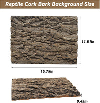 PINVNBY Reptile Terrarium Cork Background - 【Natural Cork Bark 】 / 【2 PCS】 - image 3