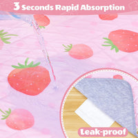 Unicorn Catcher 2 Pack Washable Guinea Pig Cage Liner - Pink / 47X24in - image 4