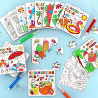 MUOUAKATE Christian Halloween crafts for kids, 24 blank coloring puzzle sets - view 36