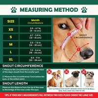 Dog Muzzle Medium Sized Dogs - Adjustable Large ( 7.0” - 9.4” ) - image 3