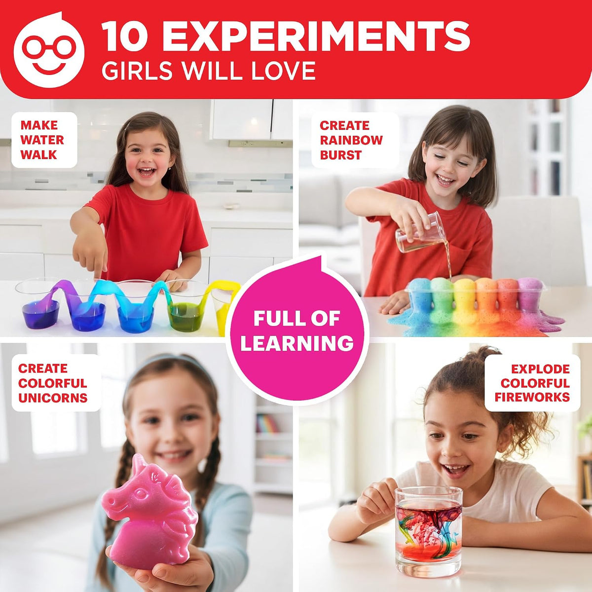 Doctor Jupiter Girls' First Science Experiments Kit for Kids Ages 4+ – Fun for Kids & Family - Color Science Kit for Girls: 4+ - image 4