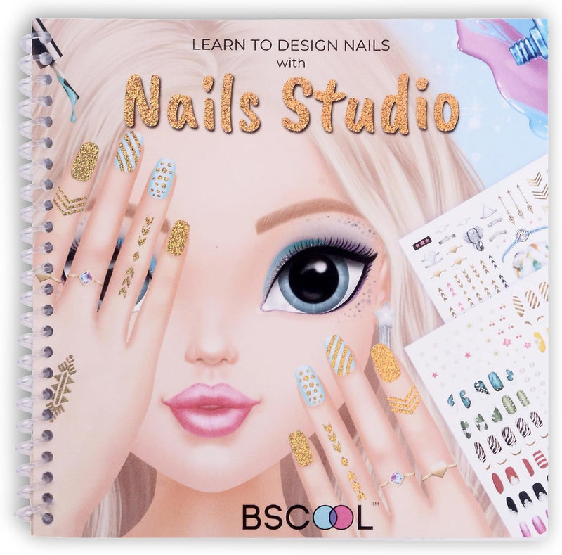 BSCOOL Nail Art Book for kids Stickers and Design Guides. - 1 PCS - Nail Design Studio