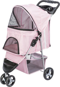 Trixie Foldable Pet Stroller for Cats and Dogs - Pink