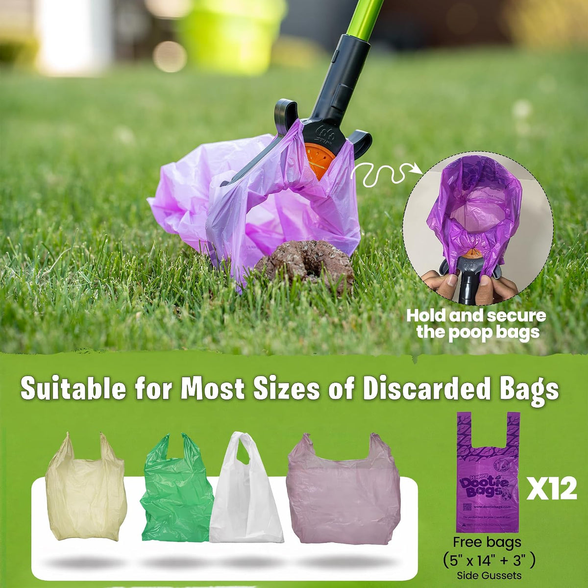 Catch-N-Go Dog Poop Catcher & Pooper Scooper for Walks - image 3