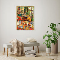 1000 Piece Jigsaw Puzzle, French Riviera Flower Market - Dessert Shop - image 4