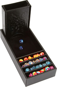 Forged Dice Co. Citadel Dice Tray and Tower, Storage Box - Black