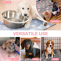 4 Pcs Dog Crate Pads Soft Warm - Rectangular 18 x 14 x 1.6 Inch / Star / Colorful - image 4