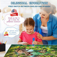 Qiaojoy bilingual talking USA map and solar system poster set with audio pen - view 12