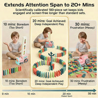 PREPHY Domino Train Toys Kids Games - Sakura Pink - image 2