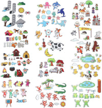 Windkream felt story pieces with fairy tale characters, animals and scene cutouts for flannel board
